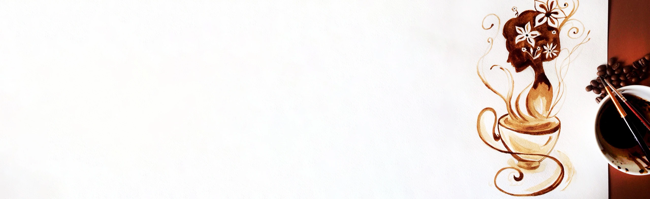 Постер Кофейная живопись. Мастер-класс