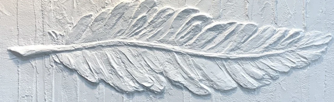 Постер Миниатюрная картина текстурной пастой. Мастер-класс