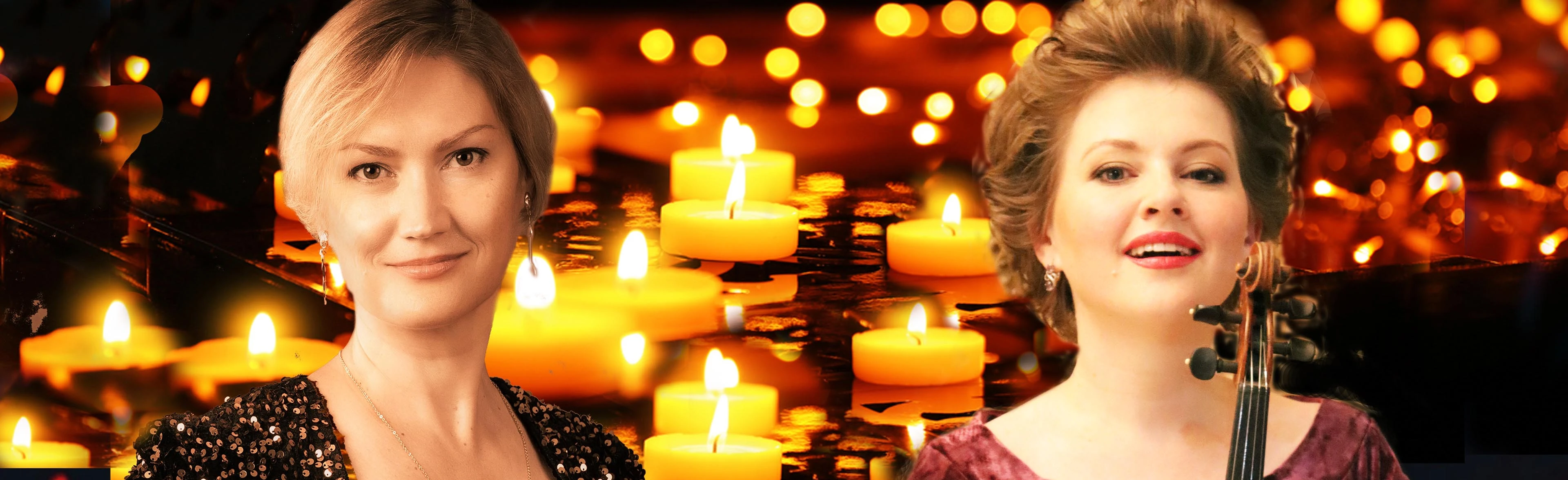 Постер Лунный свет - Романтический вечер при 1000 свечей - От классики до киномузыки - орган и скрипка