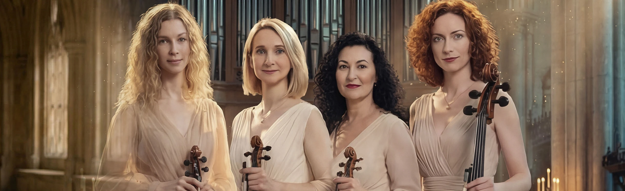 Постер Концерт 1000 вечей: Музыка сквозь столетия от Барокко до Голливуда - 3 скрипки и альт в Южно-Сахалинске