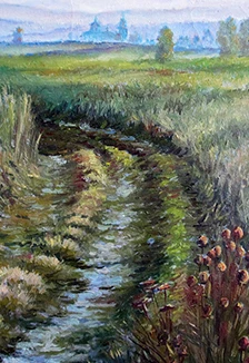 Постер Благодатная земля – родина моя. Выставка в Саранске