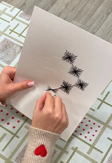 Постер Узоры в технике изонить. Мастер–класс в Саранске