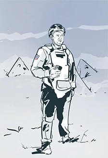 Постер СВО война и мир глазами очевидца. Фотовыставка в Саранске