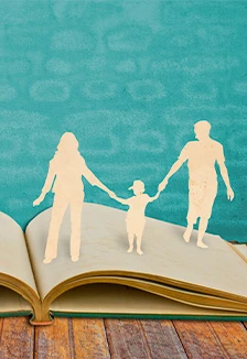 Постер Семья на страницах литературных произведений. Беседа-познание в Саранске