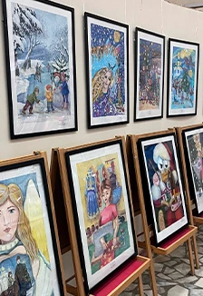 Постер Народов много - Родина одна. Выставка творческих работ в Саранске