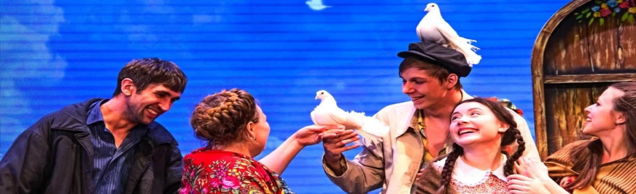 Постер Любовь и голуби