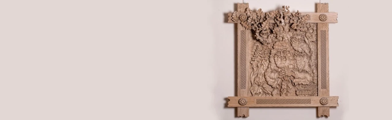 Постер Волшебство деревянных узоров в Самаре