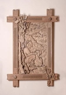 Постер Волшебство деревянных узоров в Самаре