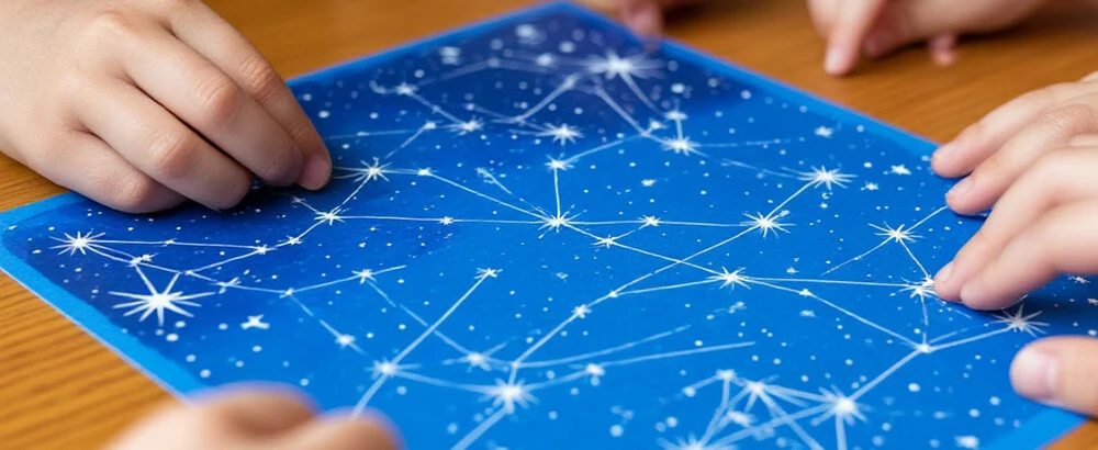 Постер Звездная открытка. Планетарий в Самаре