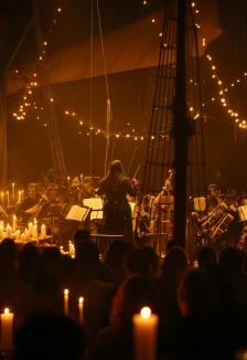 Постер Оркестр Cagmo: Саундтреки Ханса Циммера при свечах в Сургуте