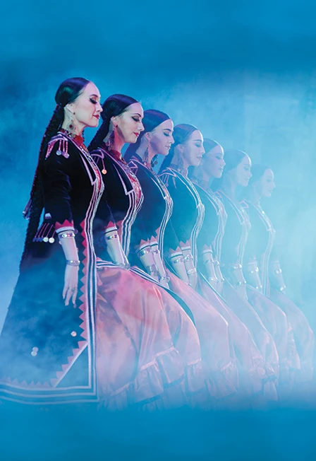 Постер "Танцы народов мира". Ансамбль Гаскарова Гастроли в Сургуте