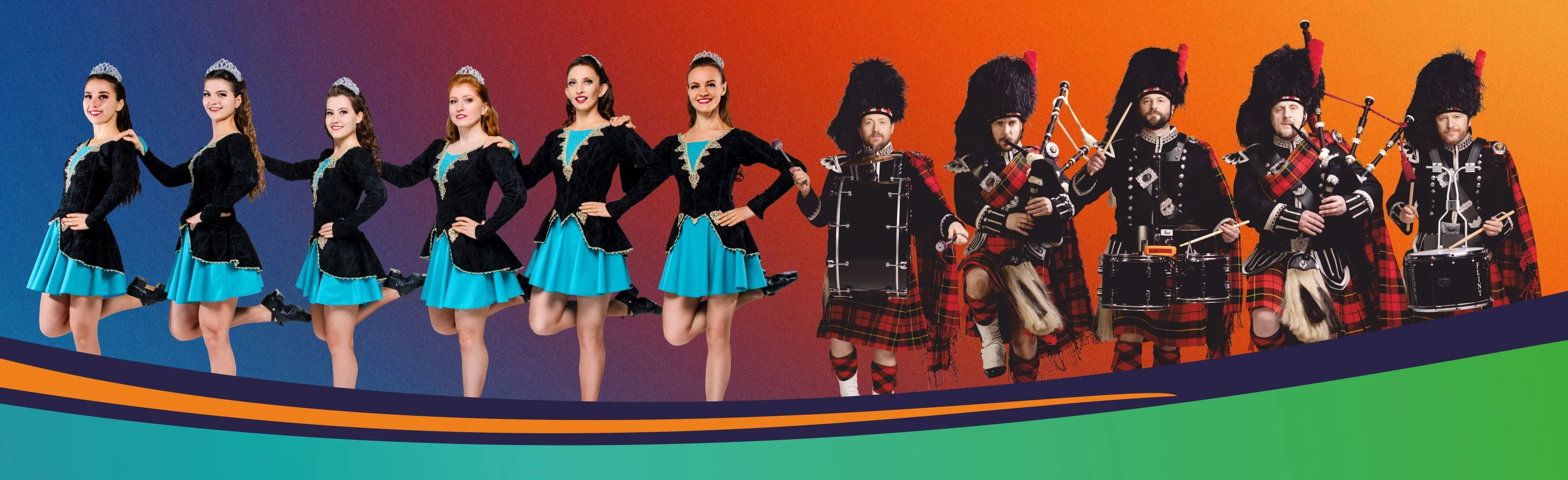 Постер Оркестр волынщиков City Pipes