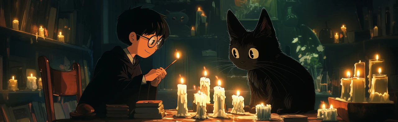 Постер Гарри Поттер и Миядзаки при свечах. Солисты оркестра CAGMO в Уфе