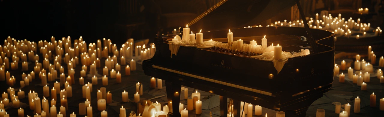 Постер Солисты Оркестра Cagmo: Сны Людовико Эйнауди при свечах в Уфе