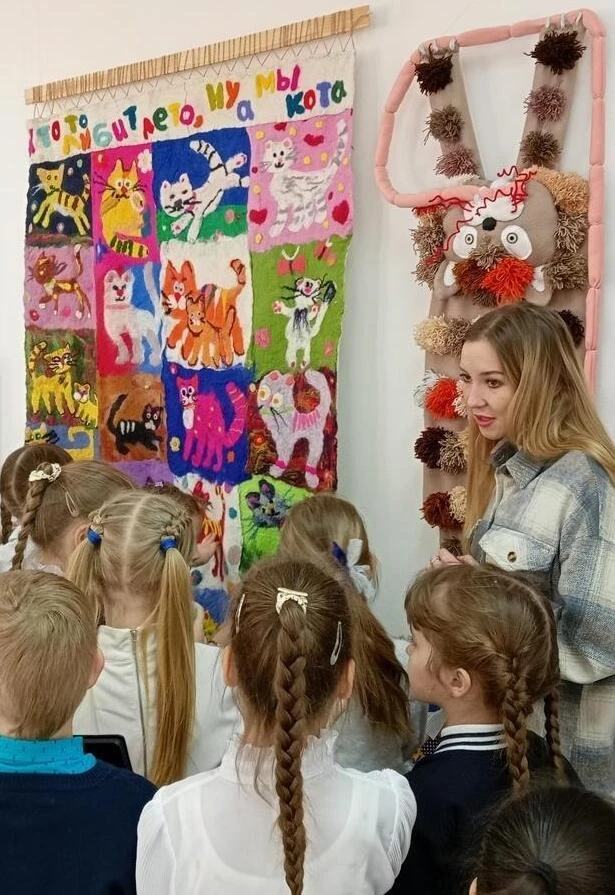 Постер Арт-медиация «Котовасия. О чем шутят дети?» в Уфе