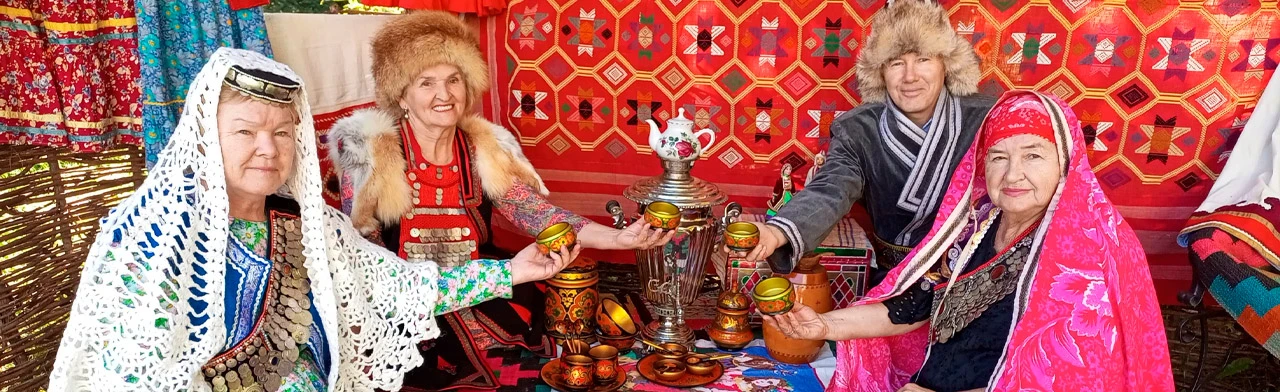 Постер Национальный костюм в башкирской литературе в Уфе