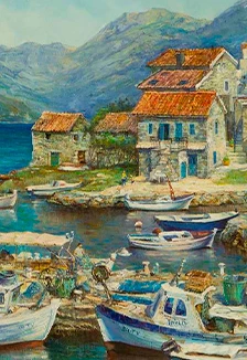 Постер Персональная выставка заслуженного художника РМЭ А. Ю. Санникова в Йошкар-Оле