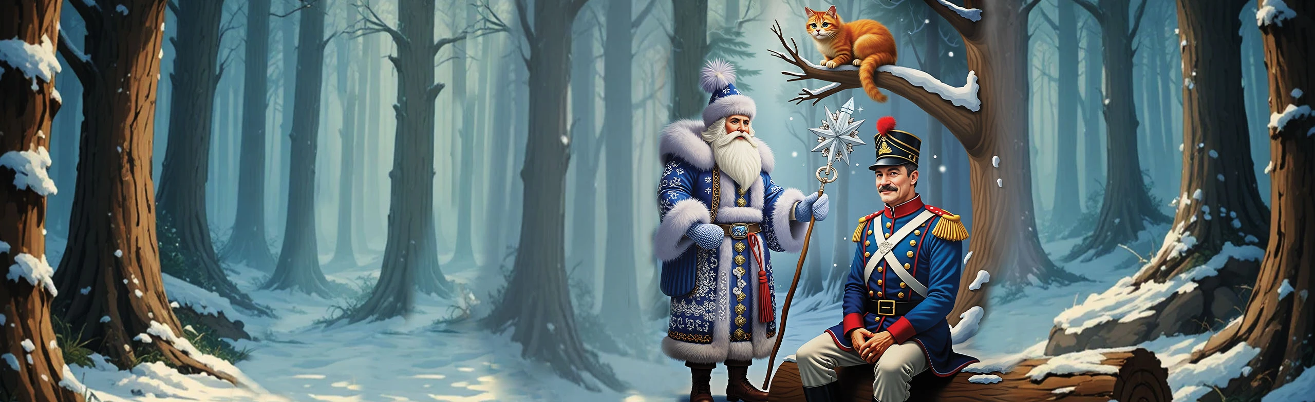 Сказка про то, как храбрый солдат Новый год встречал