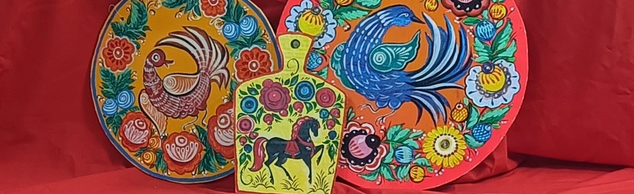 Городецкая роспись. Мастер-класс