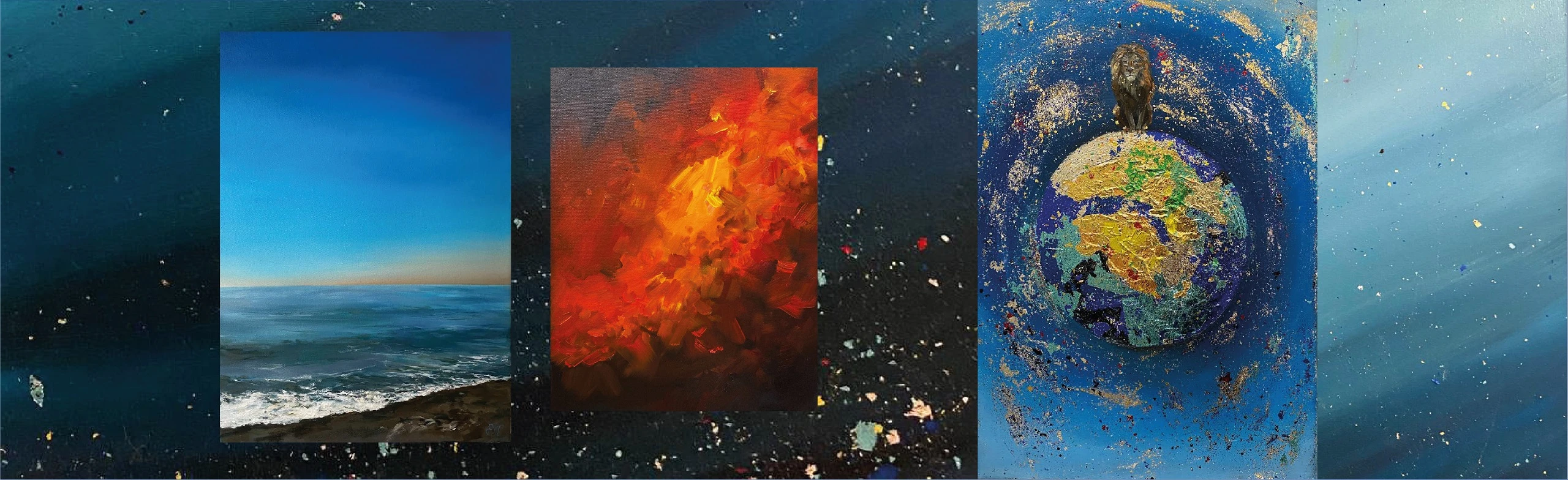 Власть стихий: диалог воды и огня. Выставка Екатерины Поповой