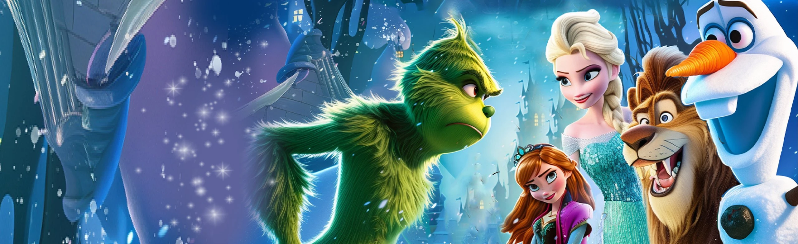 Гринч против героев Диснея