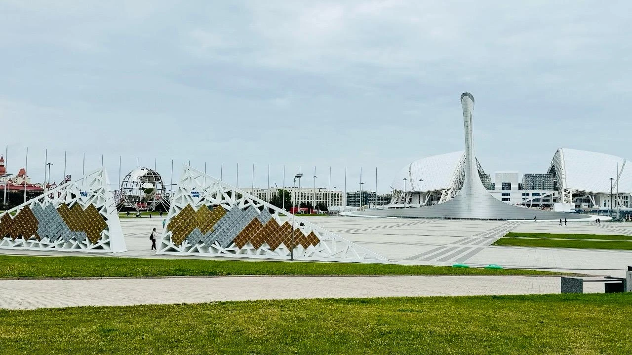 Постер площадки Медальная площадь Олимпийского парка