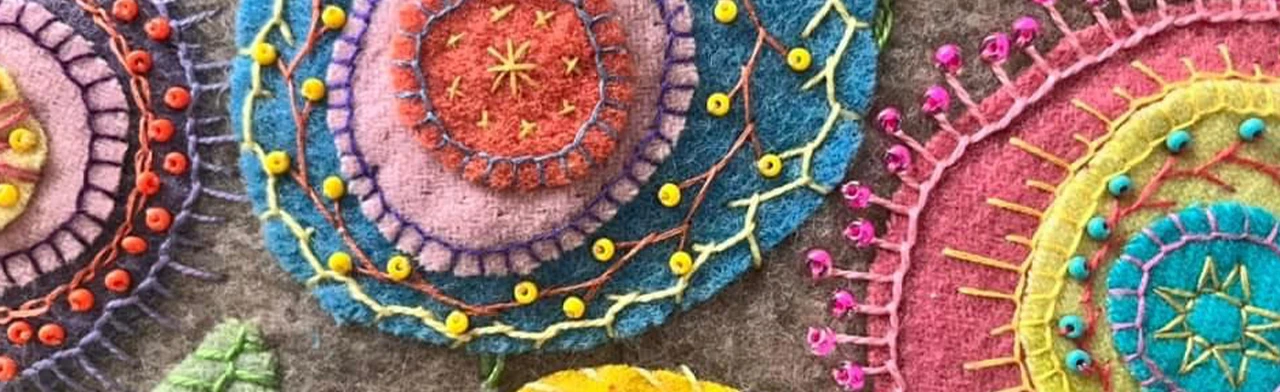 Вышивка на фетре. Мастер-класс