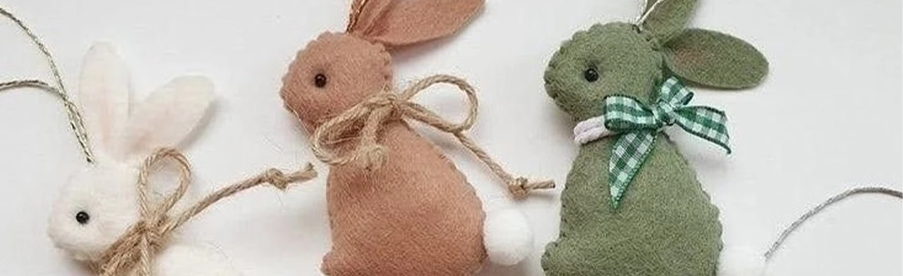 Заяц из фетра. Мастер-класс