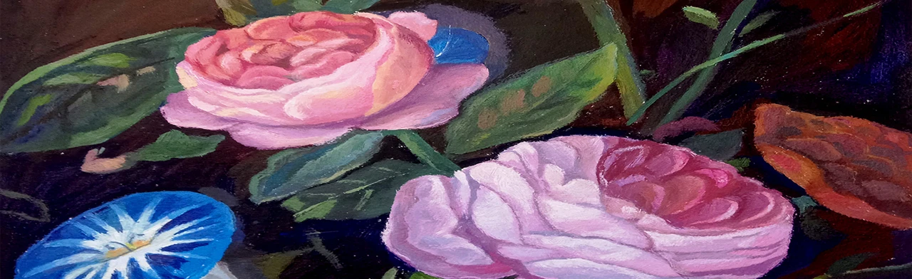 Голландский цветочный натюрморт. Мастер-класс