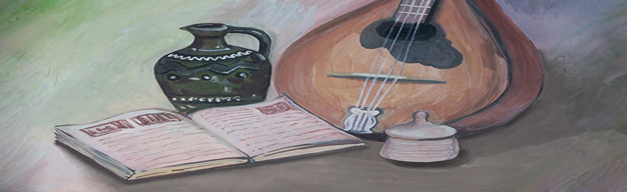 Натюрморт с мандолиной: Мастер-класс