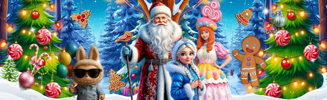 Новый год в Пряничной деревне Деда Мороза