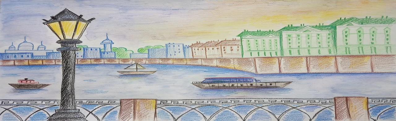 Санкт–Петербург. Городские зарисовки. Мастер-класс